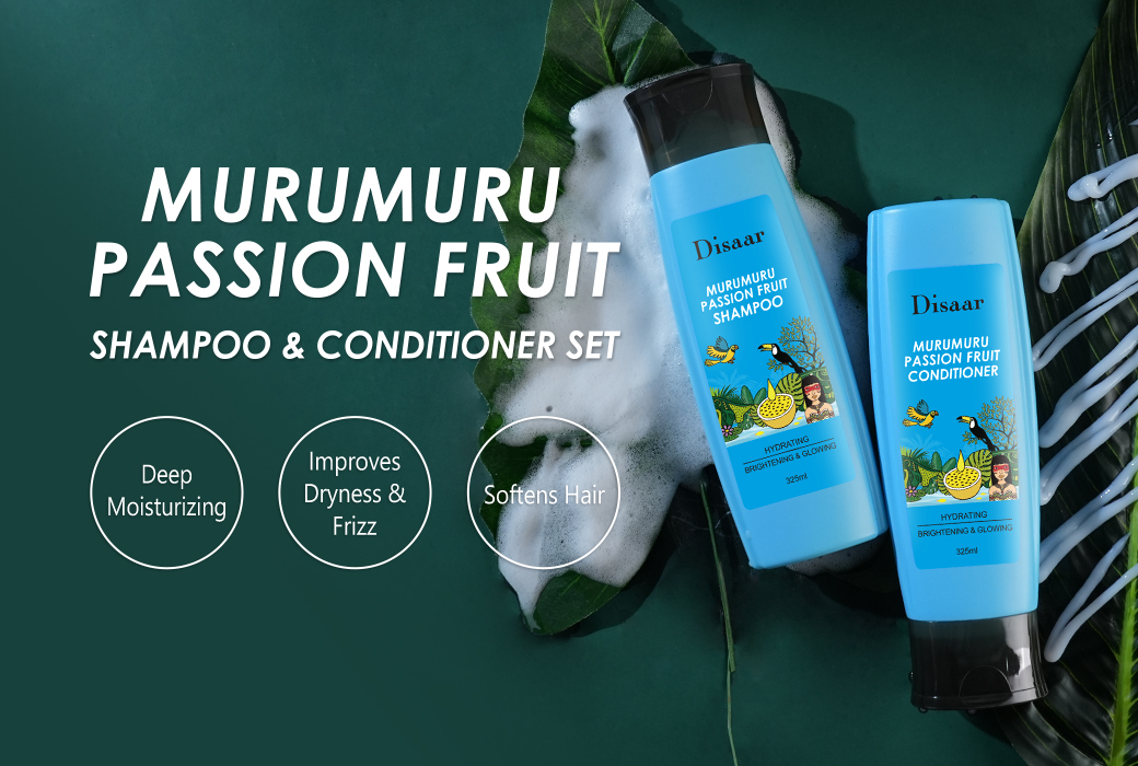 Disaar Murumuru & Passion Fruit Shampoo & Conditioner Set For Dry, Dull & Frizzy Hair