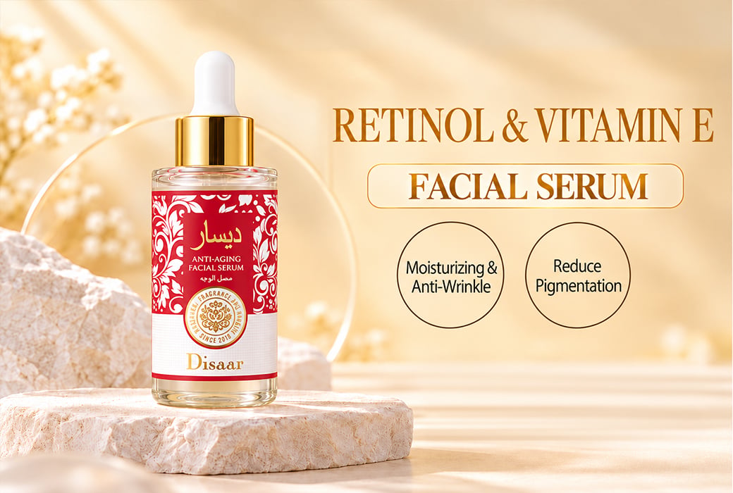 Disaar 40ml Retinol & Vitamin E Anti-Aging Facial Serum