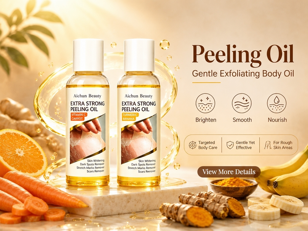 Aichun Beauty Peeling Oil Distribution  110ml Getenel Exfoliating Body Oil.jpg
