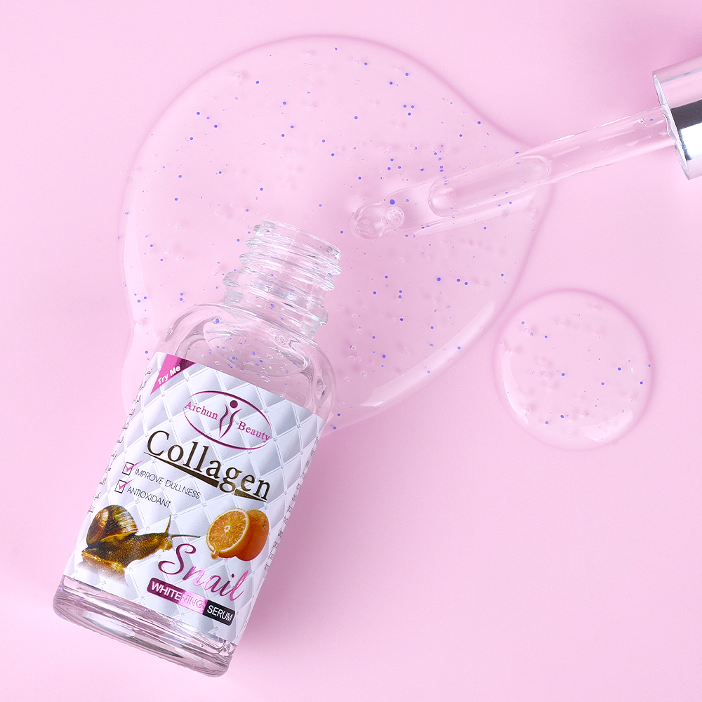 Siri Penjagaan Kulit Aichun Beauty Kolagen Siput, Vitamin C dan Antioksidan untuk Mencerahkan Wajah dan Badan