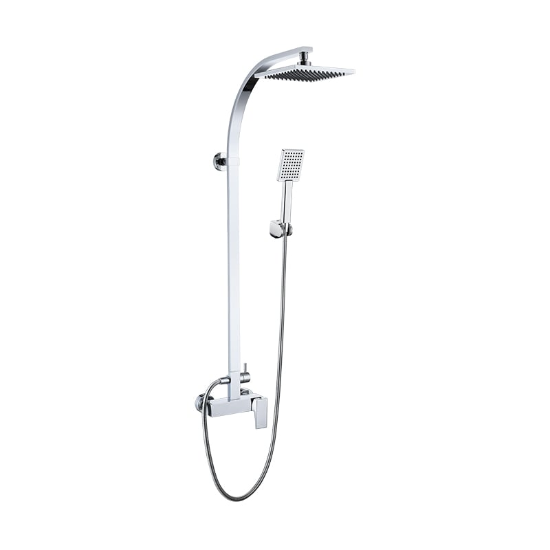 Commercial Grade Shower Mixer with shower set and rain showerhead
