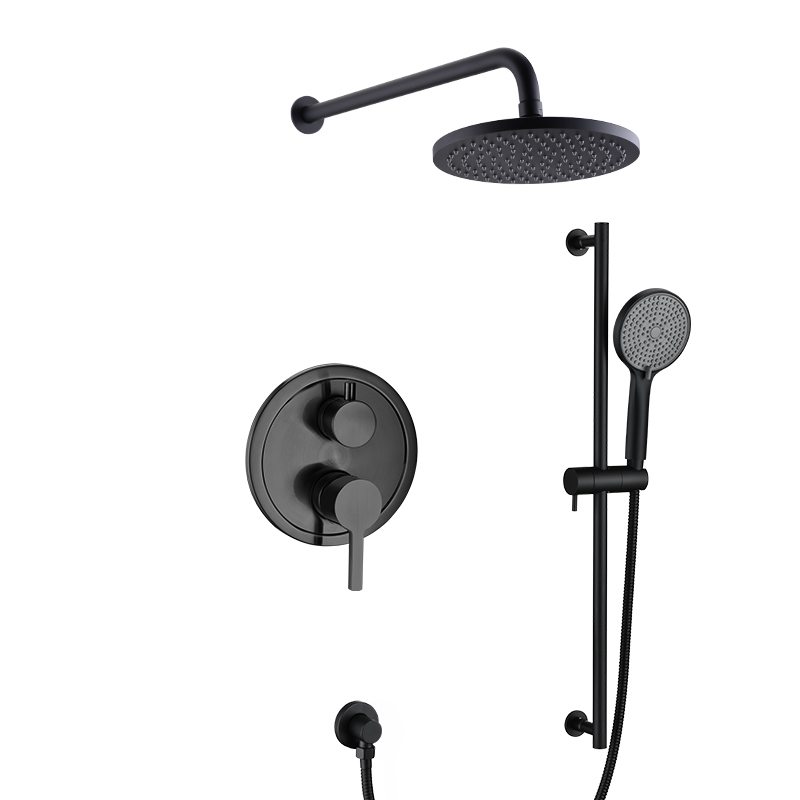 Pressure-balancing 3-way valve for dual-person or shared showers — easy install, smooth control -21P 2748 C301