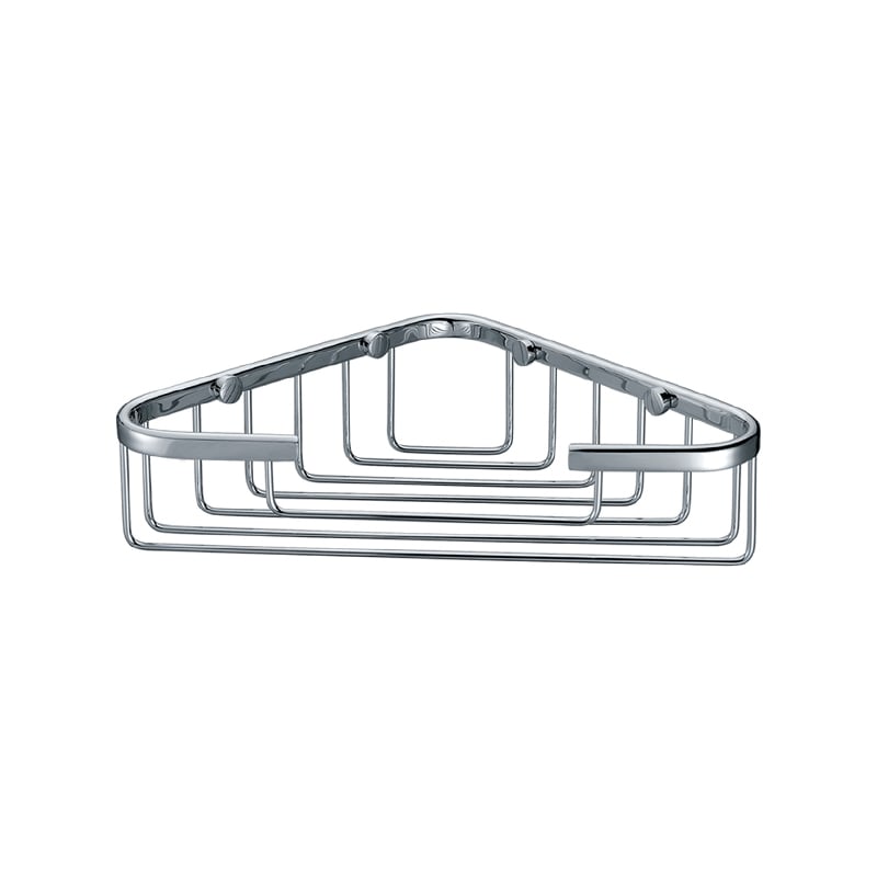 Stainless Steel Shower Caddy Corner Basket Shelf Bathroom Organizer Wall Mounted Storage 9510 T04043