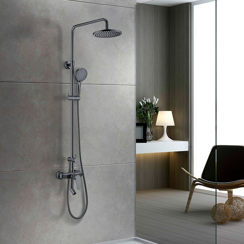 Imola Series, 3 way Shower Mixer CAE Wholesale Shower Mixer - Brass Matte Black from Guangdong Sanitary Supplier