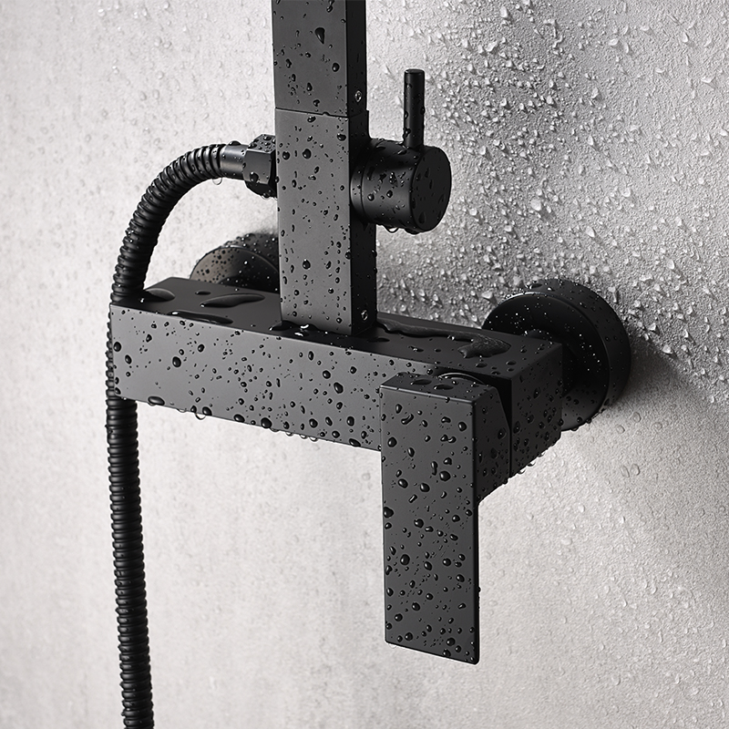 2 way Shower Mixer Compact Shower Mixer - Space-Saving Brass for Small Apartment Bathrooms 75 2305