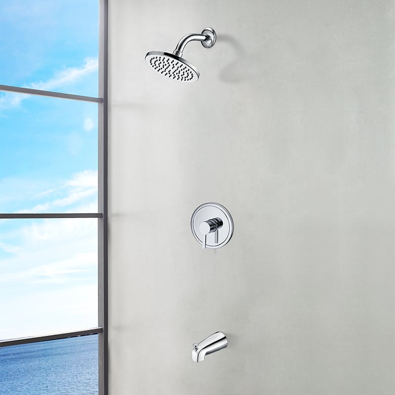  Complete Shower and Bathtub System Shower Set Trim and Rough Shower Valve Include