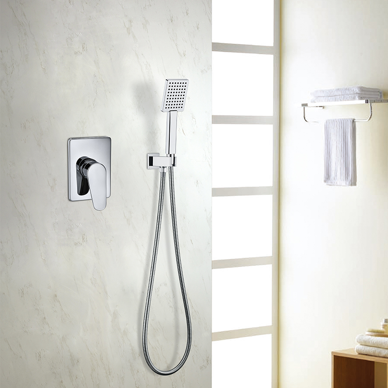 Single Lever Concealed Shower Mixer - Wall Mounted Bathroom Fixture