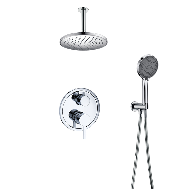 Concealed Shower System-2 Individual Positions, 1 Shared Position, Pressure Balance Valve with Shower kit-21P 2748 E301