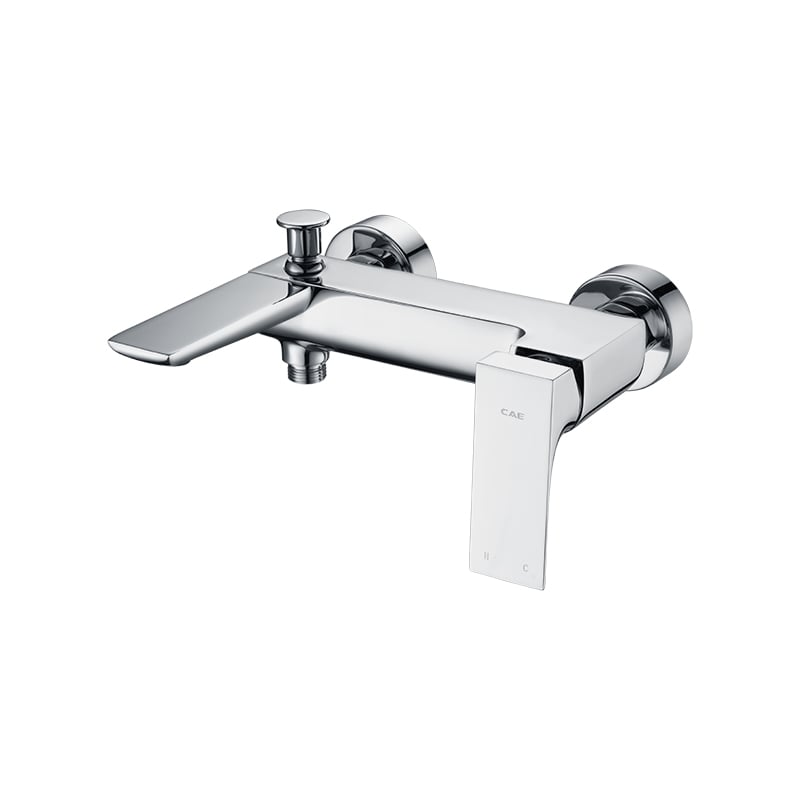 Davos Series Compact Shower Mixer - Space-Saving Brass for Small Apartment Bathrooms