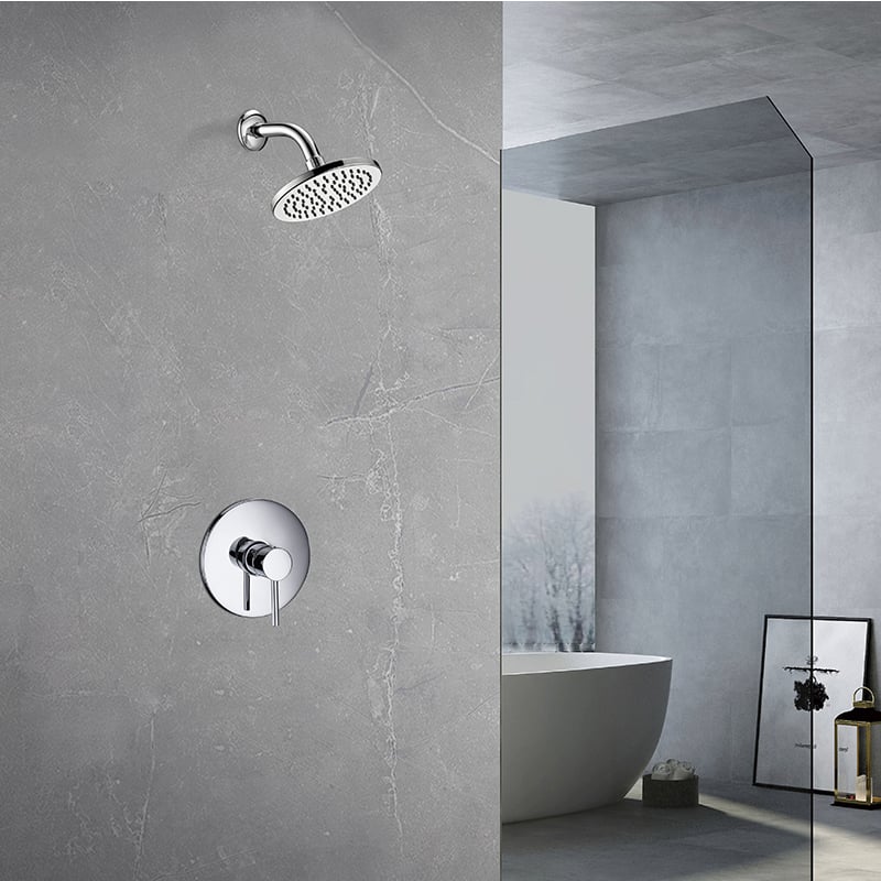 Single Lever Shower Mixer with Pressure Balance Valve 
