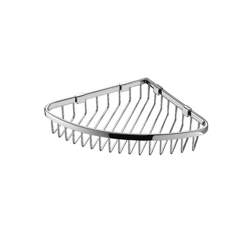 Bathroom Shower Corner Shelf Basket, Ultra Sturdy Rust-Proof Stainless Steel Shelf Organizer Shampoo Holder, Wall Mounted Storage Rack for Bathroom 9510 T04028