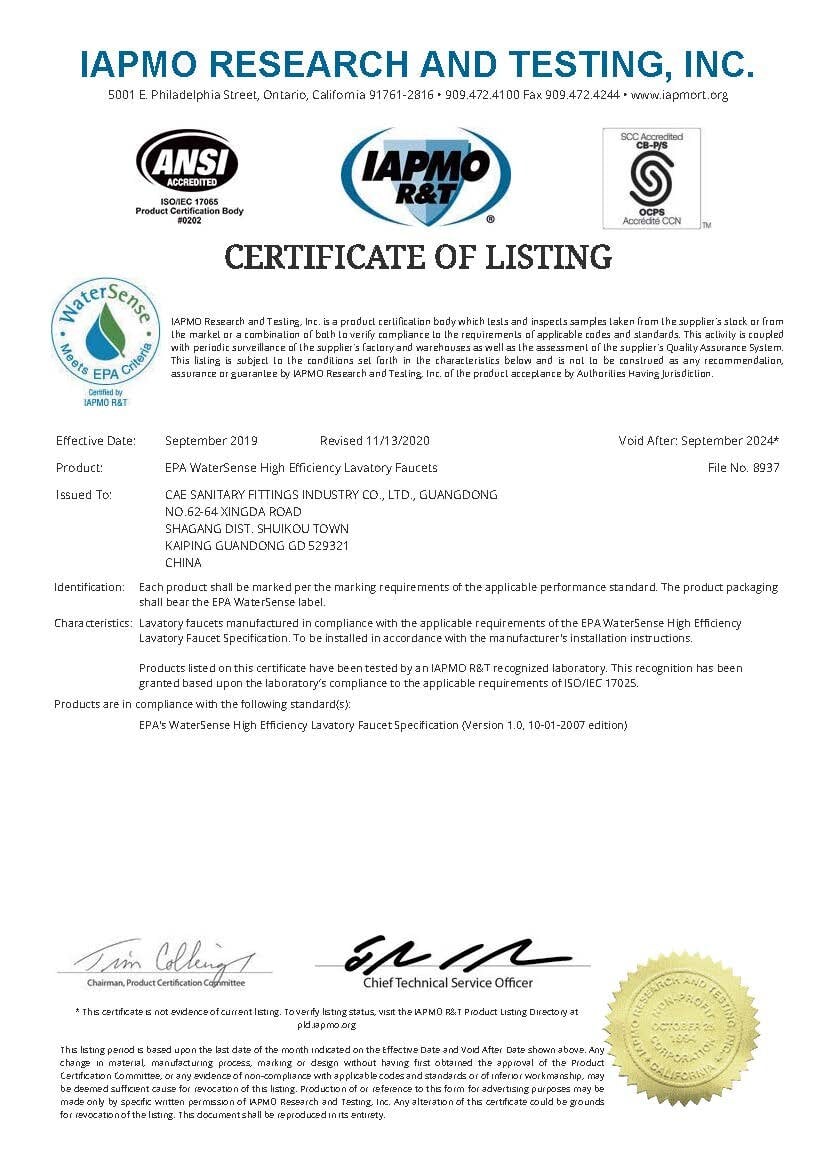 IAPMO RESEARCH AND TESTING, INC.-3