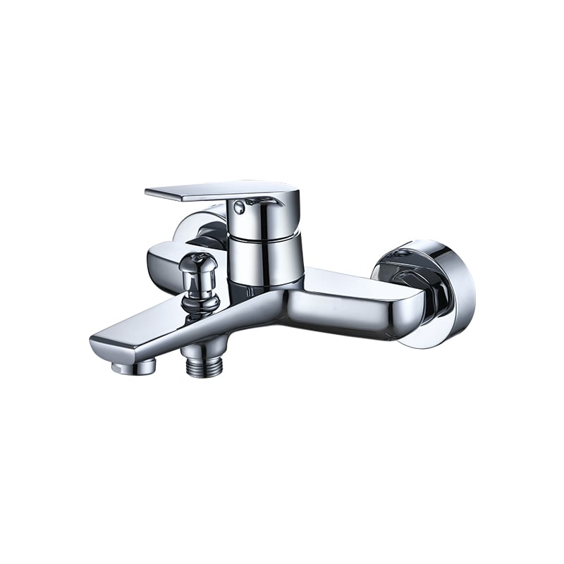 Wall Mounted Shower Mixer Manual Control Plumbing Valve Switch Bathroom Tap for Cold and Hot Water