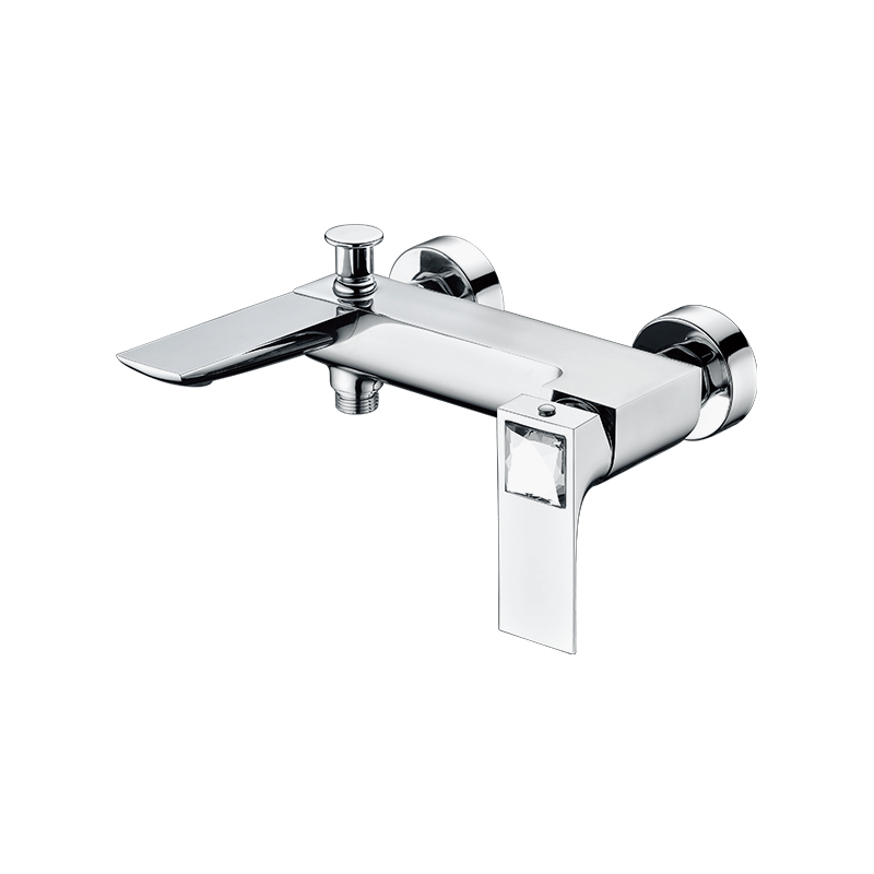 Shower/ Bath mixer for exposed installation with Diamond Handle 44B 2193