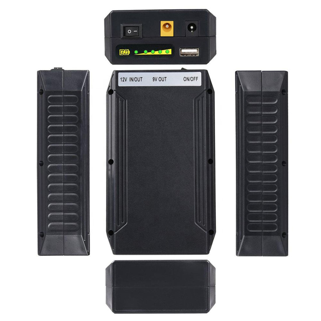 Przenośny zasilacz awaryjny YABO YB12011000-USB z akumulatorem litowo-jonowym, 12 V, 11000 mAh, wyjście USB o napięciach 5 V/9 V/12 V DC