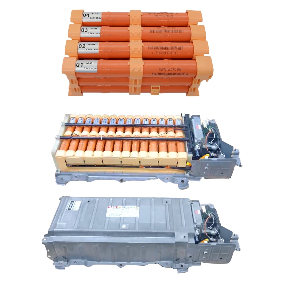 YABO 19.2V 6500mAh Original Block Replacement Ni-Mh Hybrid Car Battery For LexusRX400h, LexusRX450h, Highlander