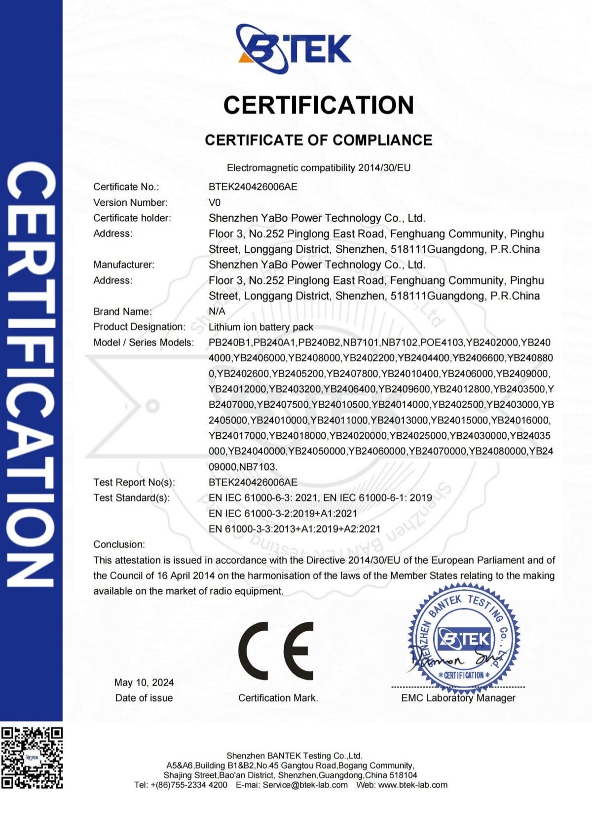 Certificate24