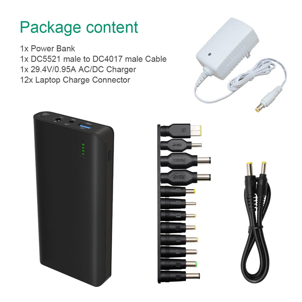 YABO Genopladelig Li-ion Batteri NB7102 Bærbar 17500mAh 64,75Wh Lithium-ion Batteripakke til Laptop, Notebook og Mere