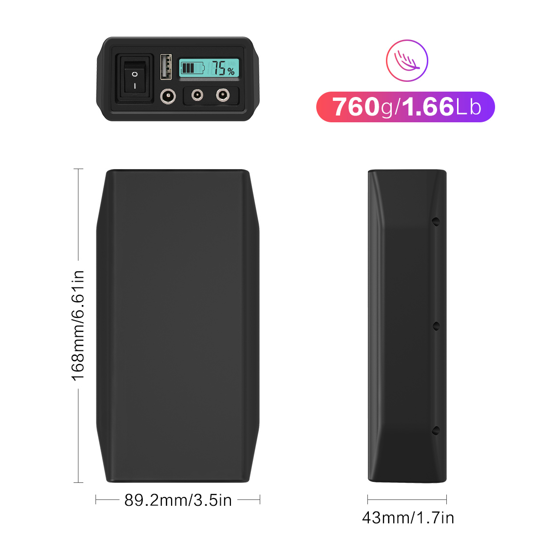 LF4106 12.8V 6500mAh Lithium Iron Phosphate Battery Pack (4).jpg