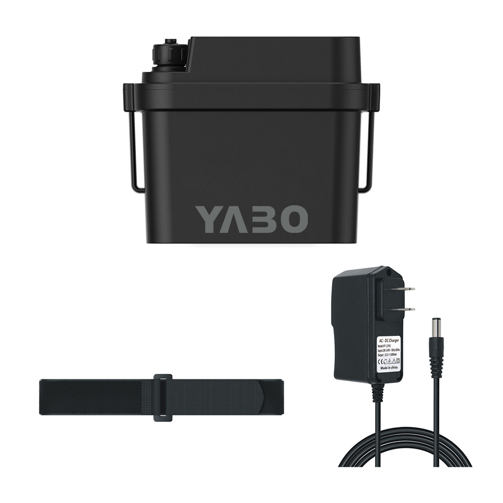 YABO WP3200 Αδιάβροχη Μπαταρία Ιόντων Λιθίου 12V 5200mAh 7000mAh, Συσσωρευτής Μπαταριών Li-ion με Συνεχές Ρεύμα για DIY Έργο