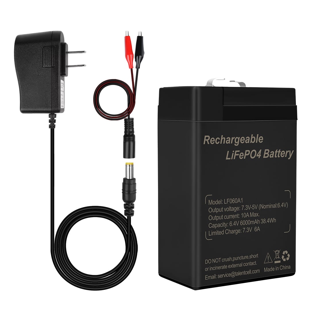 YABO LF060A1 6V 6Ah Lithium LiFePO4 Battery Long-cycles Rechargeable Lithium Iron Phosphate Battery With BMS