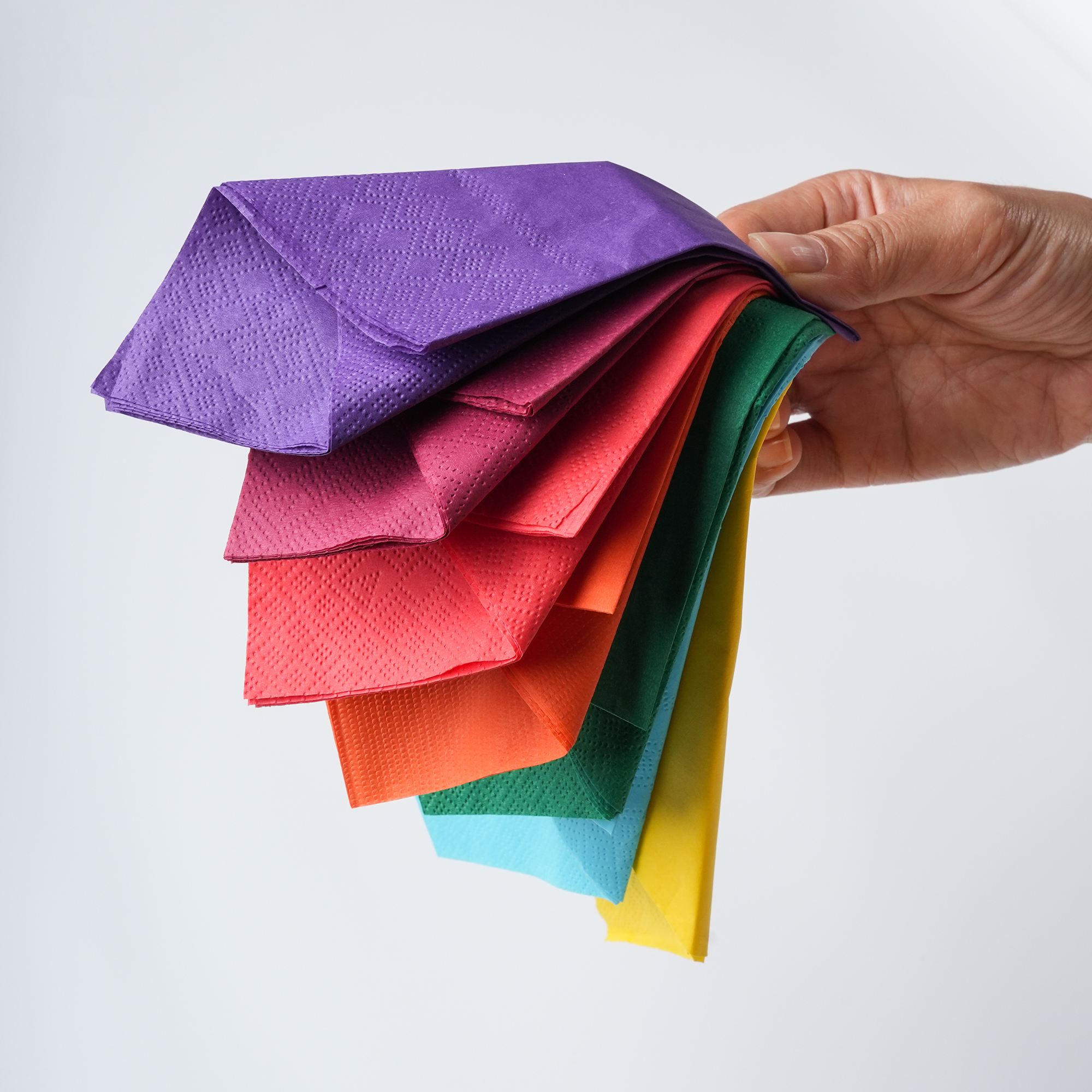 Color napkins