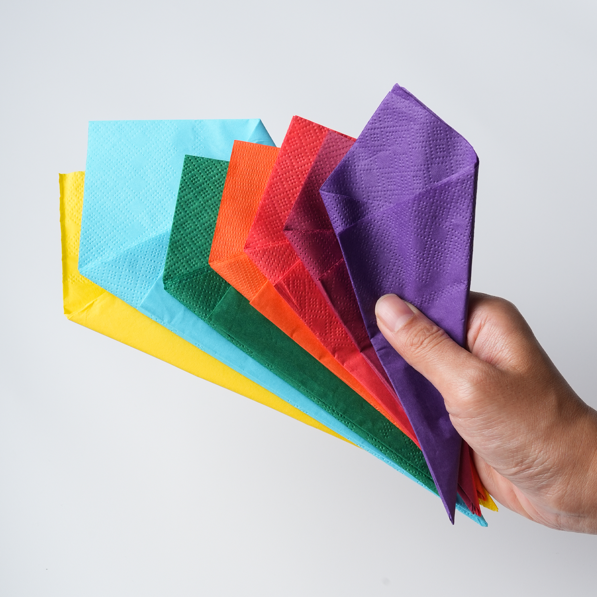 Color napkins