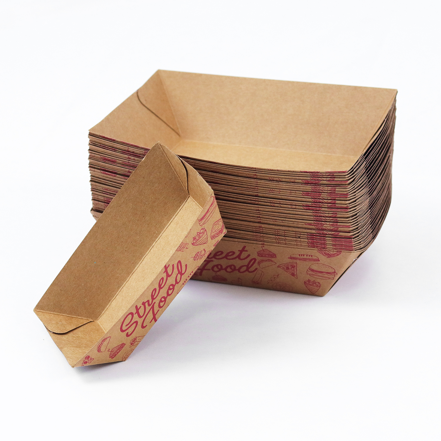 Kraft Paper Food Trays and French Fry Scoops (4).jpg