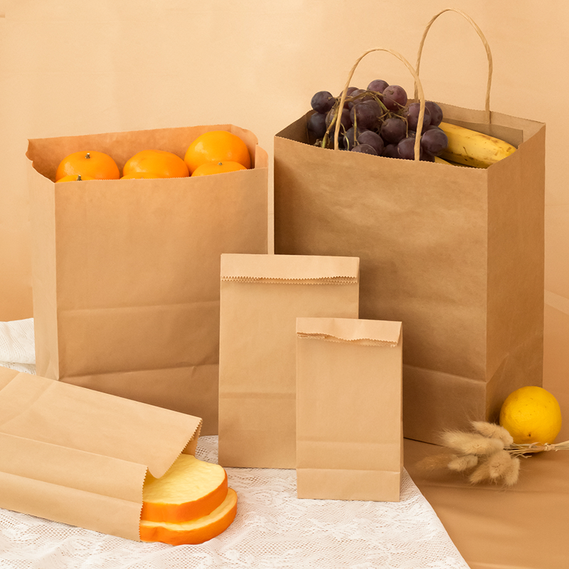 Kraft Paper Shopping Bags