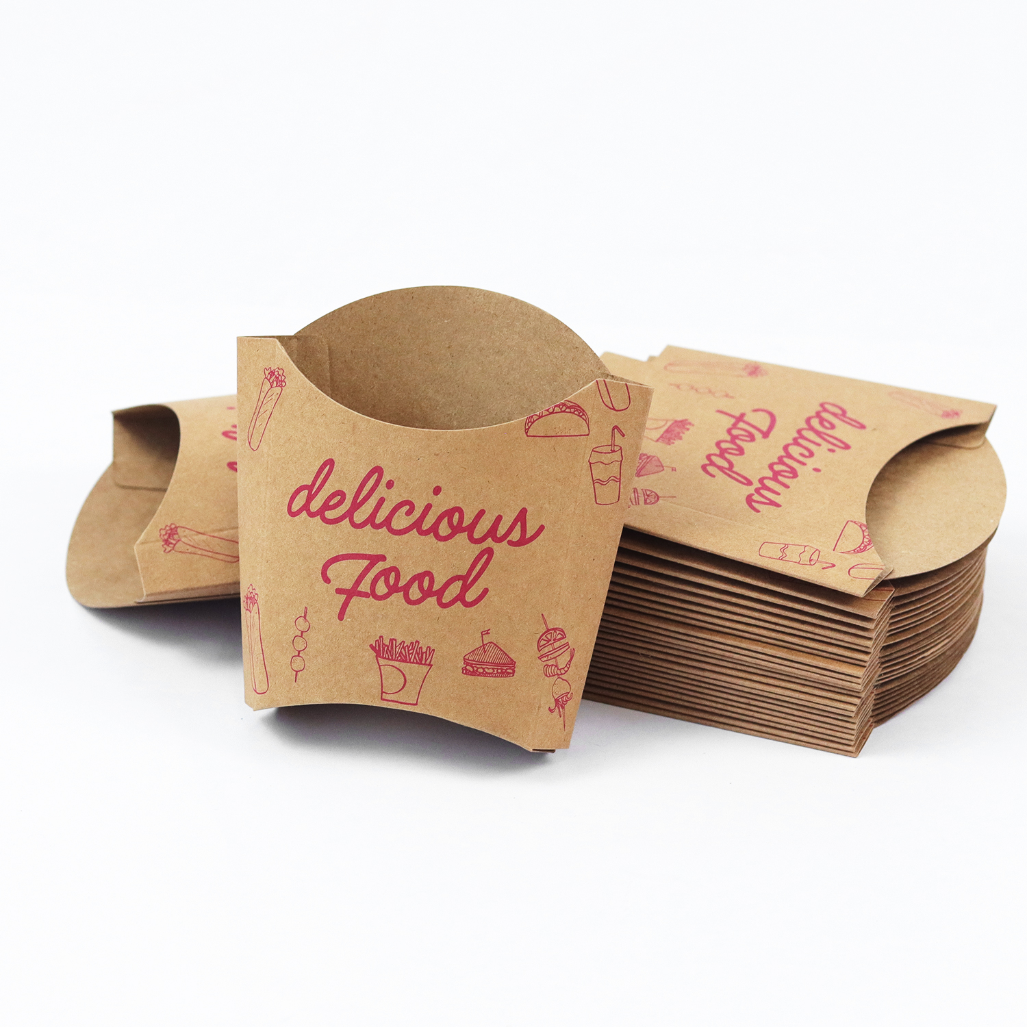 Kraft Paper Food Trays and French Fry Scoops (3).jpg