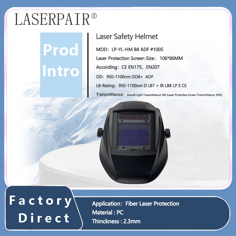 Casque de protection laser LP-YL-HM B8 ADF #1005