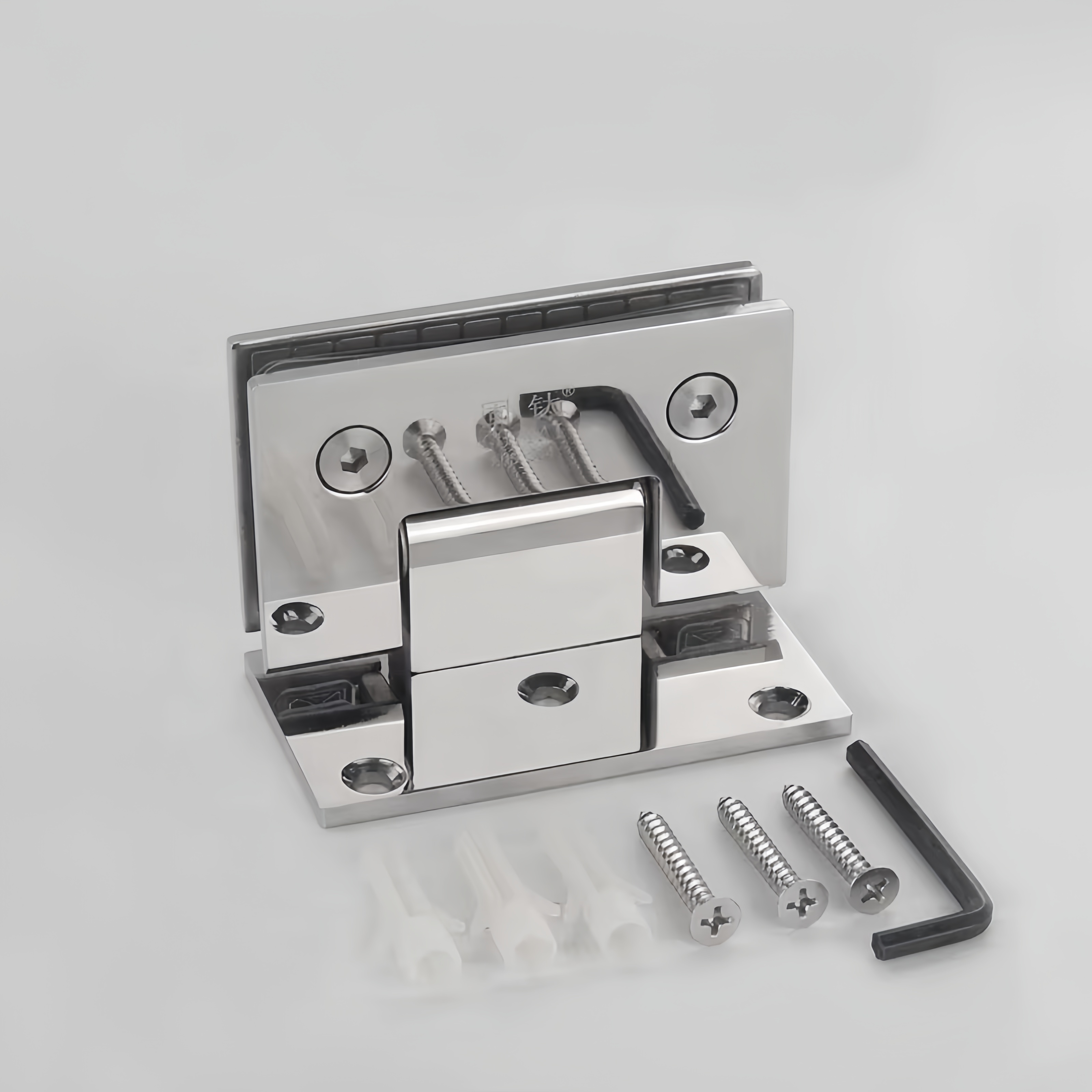 180 Degree Stainless Steel Glass to Glass Shower Door Hinge for Bathroom Door