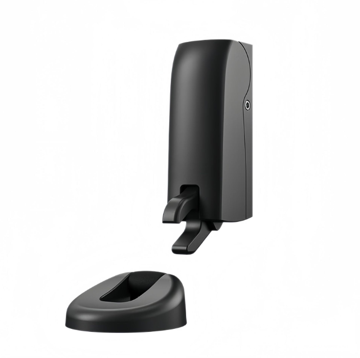 THOMEI No-Drill Door Stopper – Hydraulic Wall/Door Floor Stopper for Ultra-Slim Doors, Anti-Collision, Buffered, Damping, Windproof