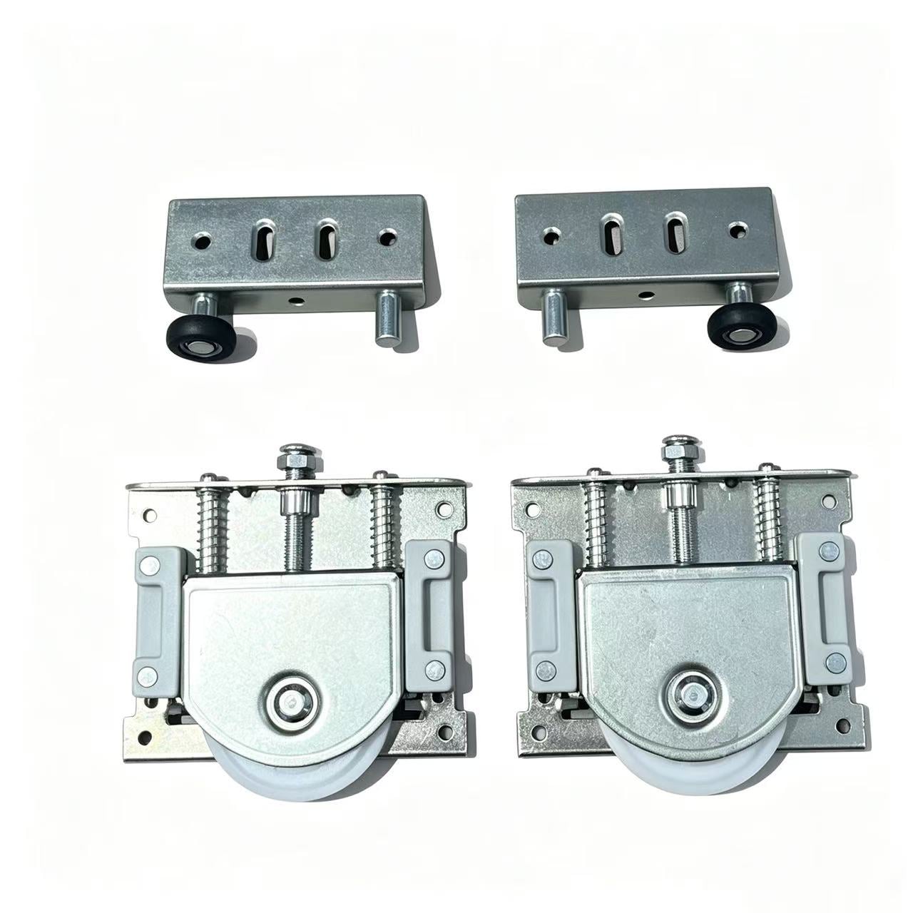 Heavy Duty Wardrobe Roller Set – 2 Top + 2 Bottom Wheels – 55mm Bottom Diameter – Dual-Color Hub Design – For Traders | TL-WP18