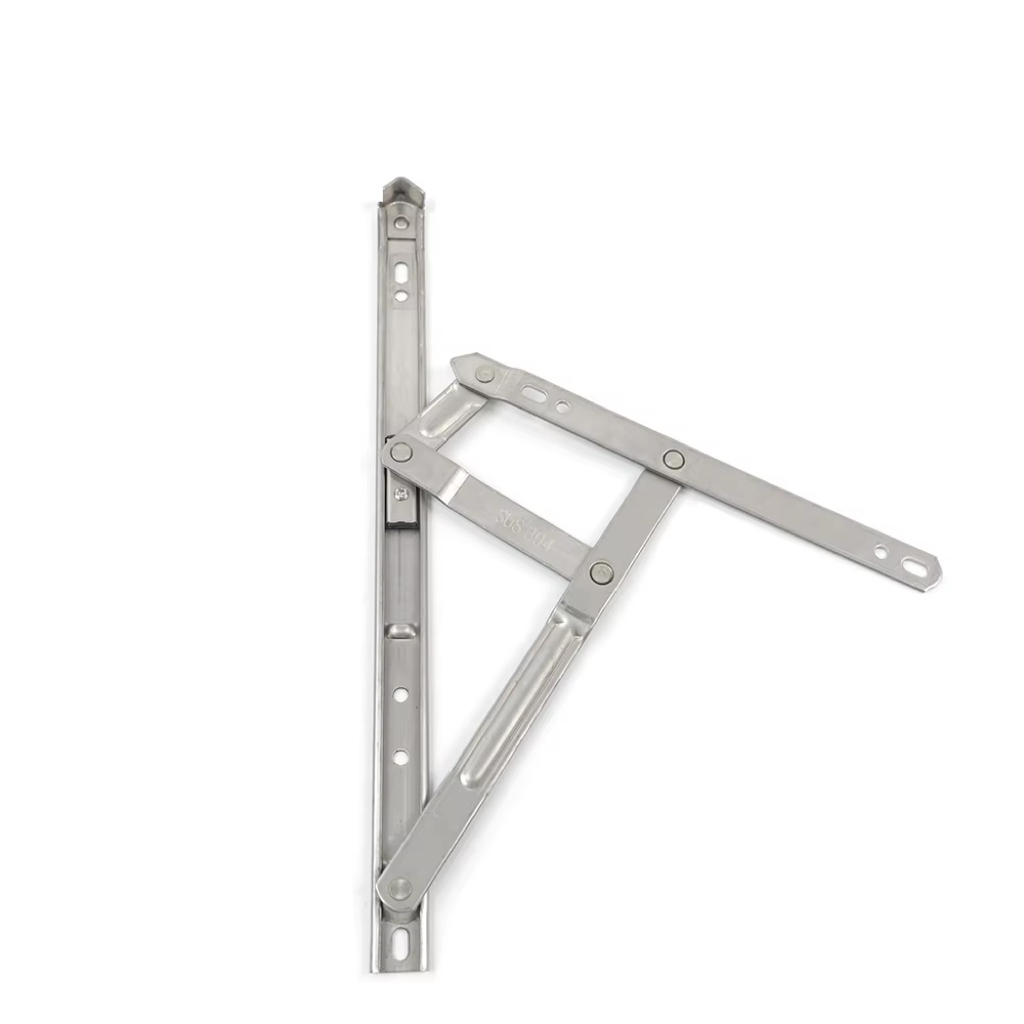 Heavy Duty Round square groove 4 bar Hinge Stainless Steel Window Casement Hinge Friction Stay