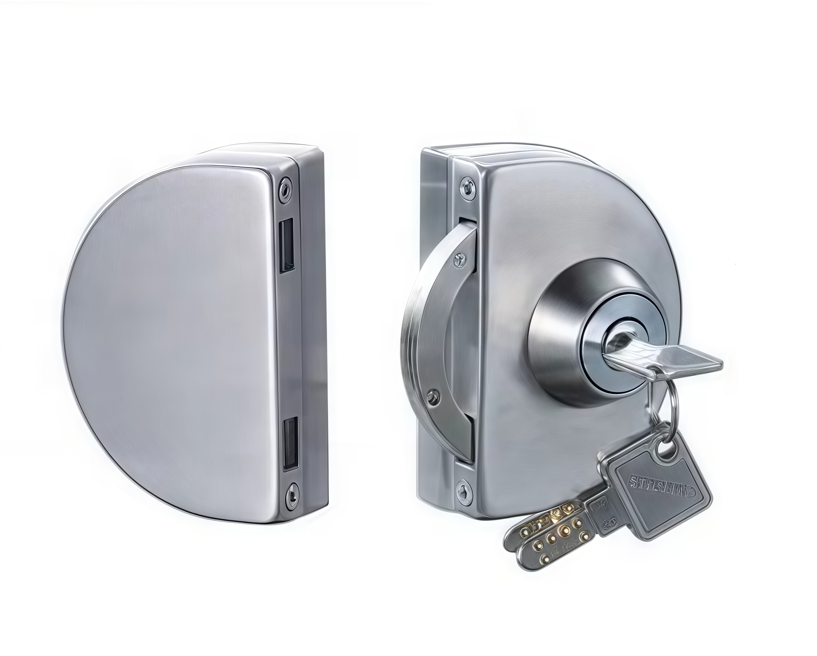 Vervaardiger rond vorm metaal sentraal kommersiële raamlose versterkte glas sluiting kantoor glasdeur sluiting hardware glasdeur sluiting