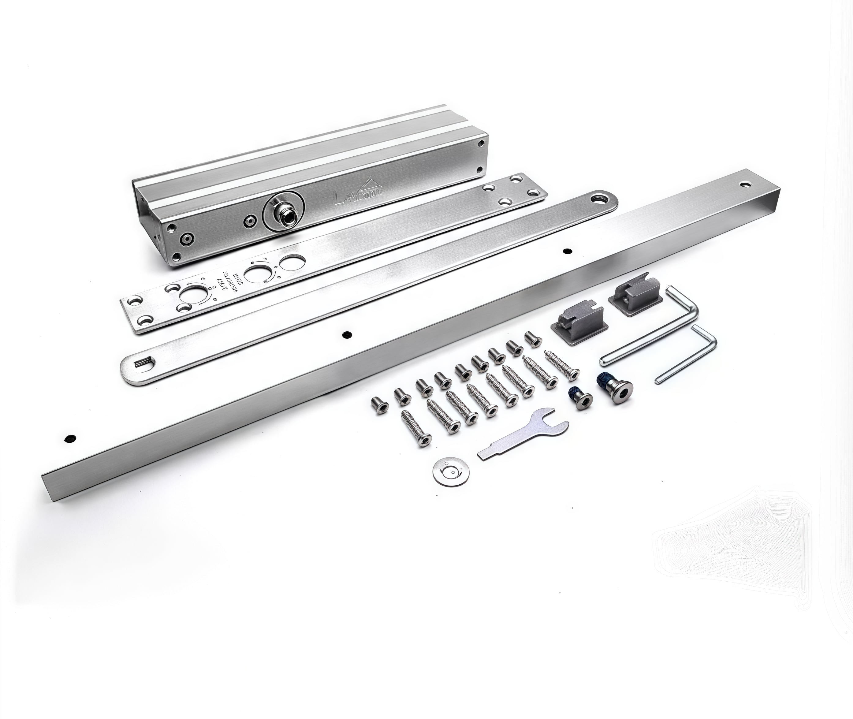 Sliding Track Arm Hold Open Door Closer