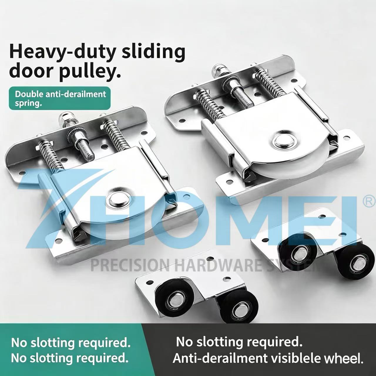 Heavy-Duty Wardrobe Sliding Door Rollers: Silent, Safe, and Built to Last