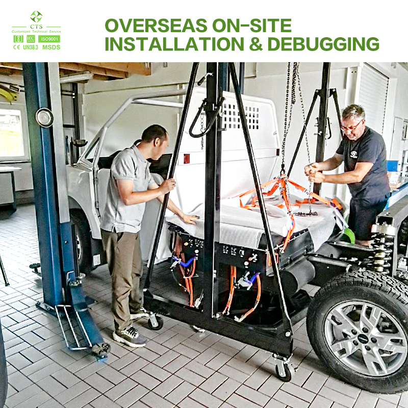CTS 345V 210Ah Lithium Battery System for Light Truck in Germany