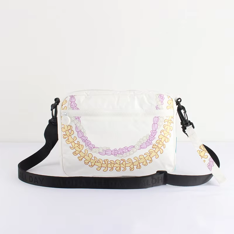 Custom Splash Proof Water-Resistant Hawaiian Wristlet Clutch Beach Travel Tyvek Crossbody Bag