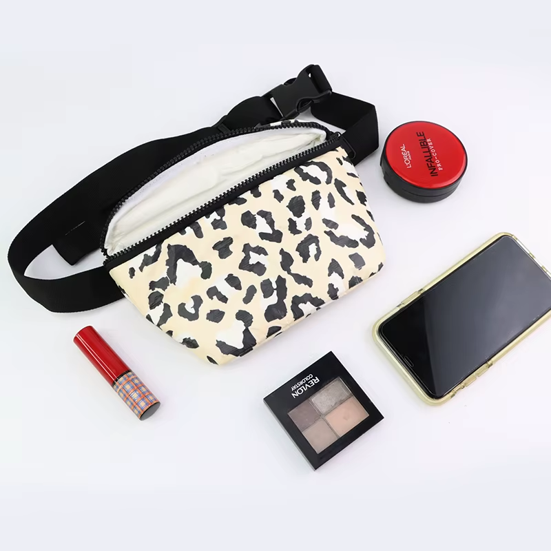 Which waist bag has hidden pockets?
