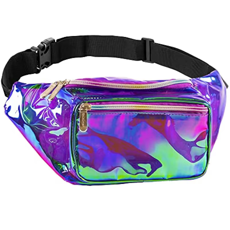 Custom Logo Women Crossbody Sling Bag Hand-Free Waterproof Large Waist Bag for Running Travel