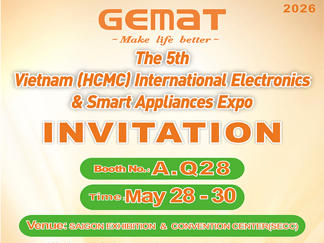 5. Vietnam (HCMC) Uluslararası Elektronik ve Akıllı Ev Aletleri Fuarı'na Davet