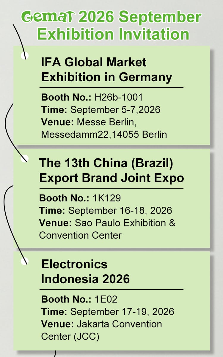 Exhibition Preview: Gemat Blender Factory’s September Global Exhibition Tour