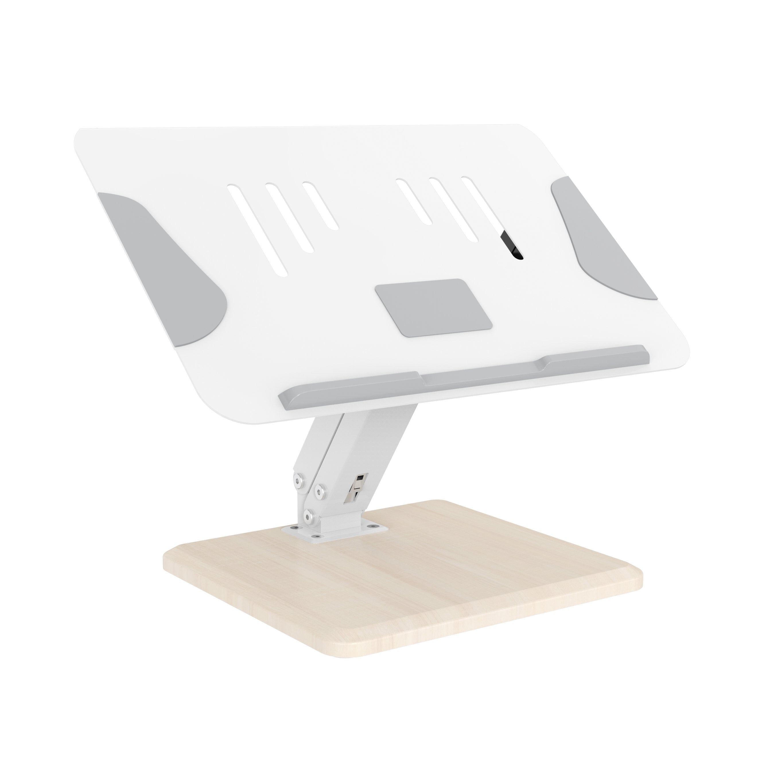 Manual Adjustable Laptop Stand with Heat Dissipation & Soft Rails – V-MOUNTS VM-LHA6Y