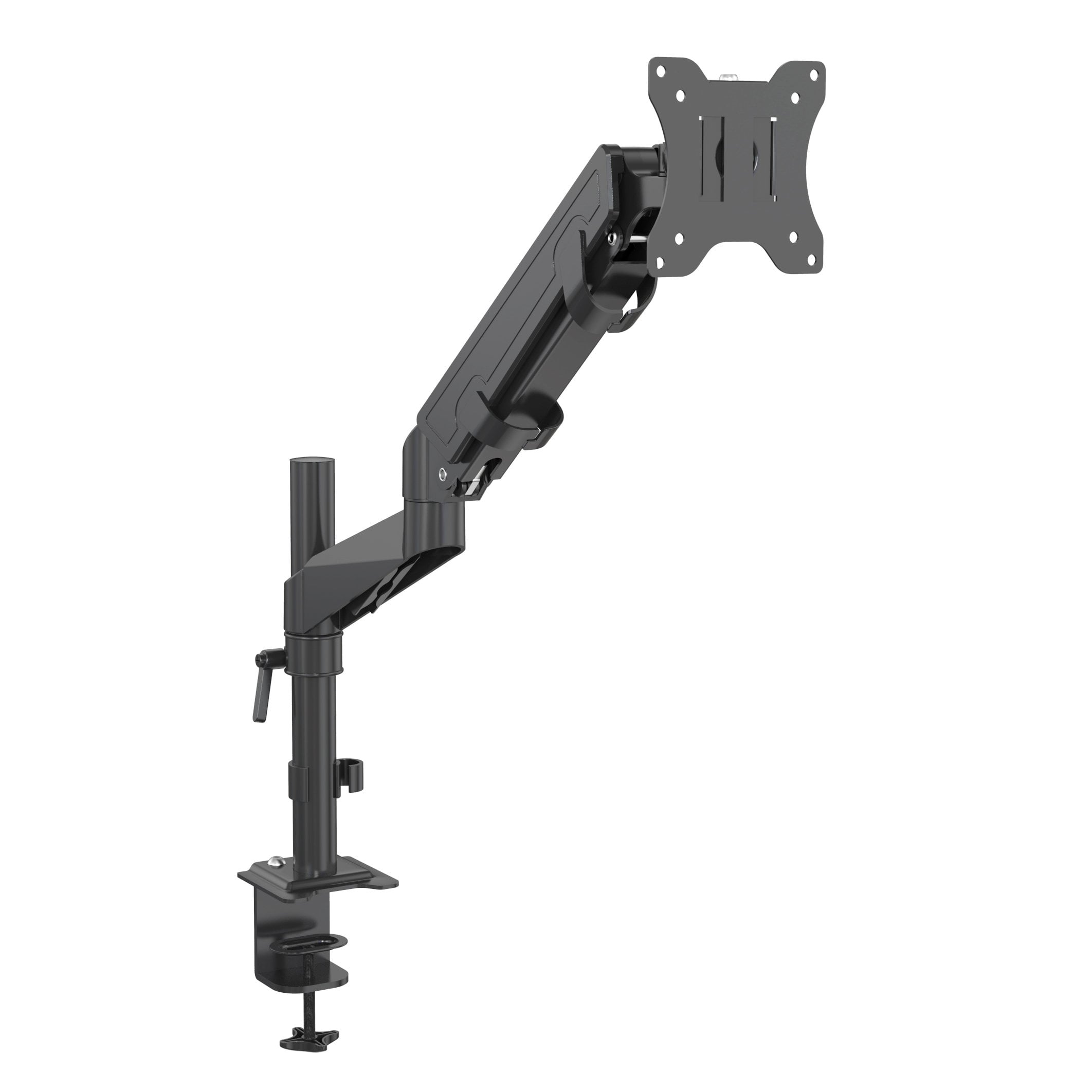 Gas Spring Single Monitor Arm Desk Mount for 15-32 Inch Screens – V-MOUNTS VM-GE512YD