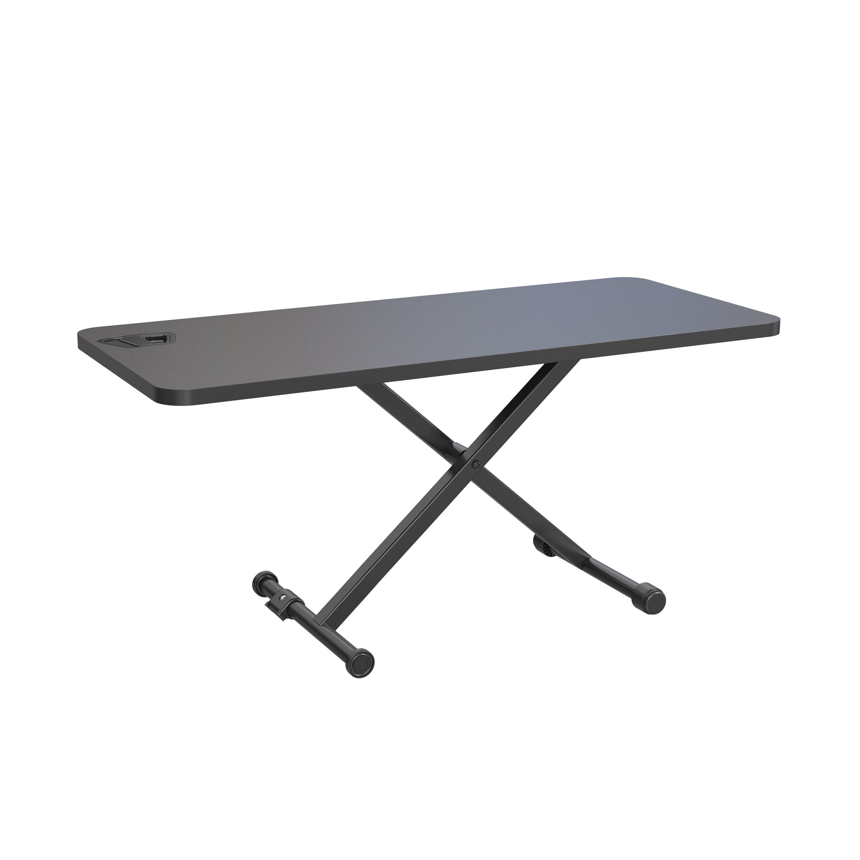 Manual Adjustable Sit-Stand Desk Converter with Toggle Adjustment | V-MOUNTS VM-LD16