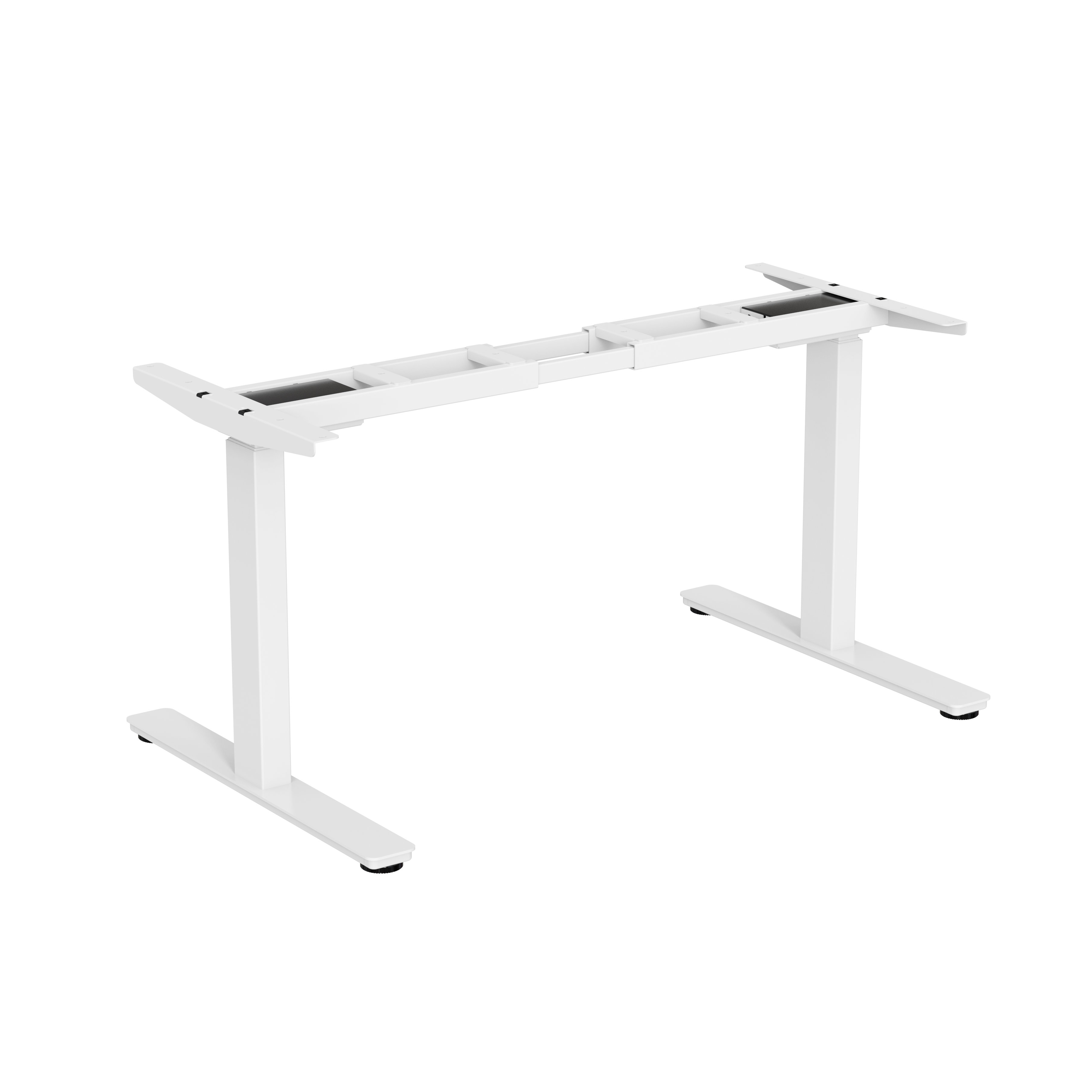 Electric Standing Desk Frame with Dual Motors, 3-Stage Adjustable Height Rectangular Column Base – V-MOUNTS  JSD2BM-02-3-KZ