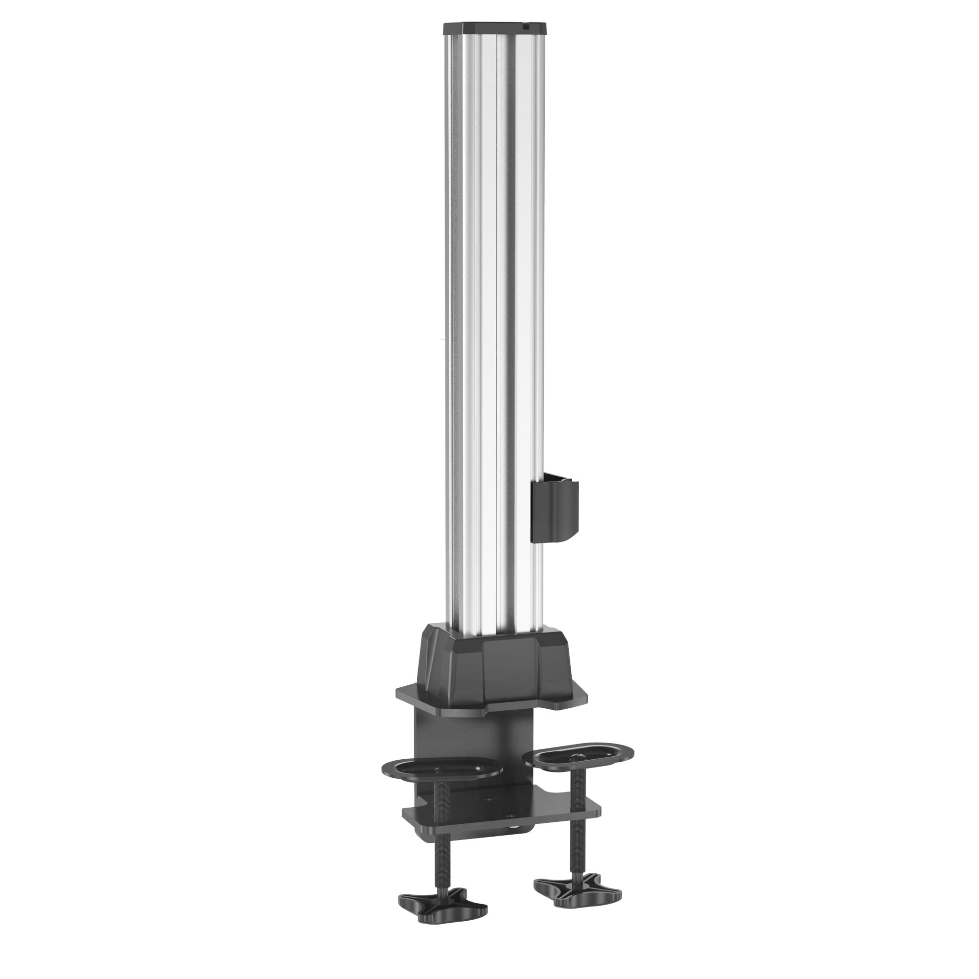 Desk Clamp Aluminum Monitor Mount Column with Wire Hook – V-MOUNTS VM-OMA01