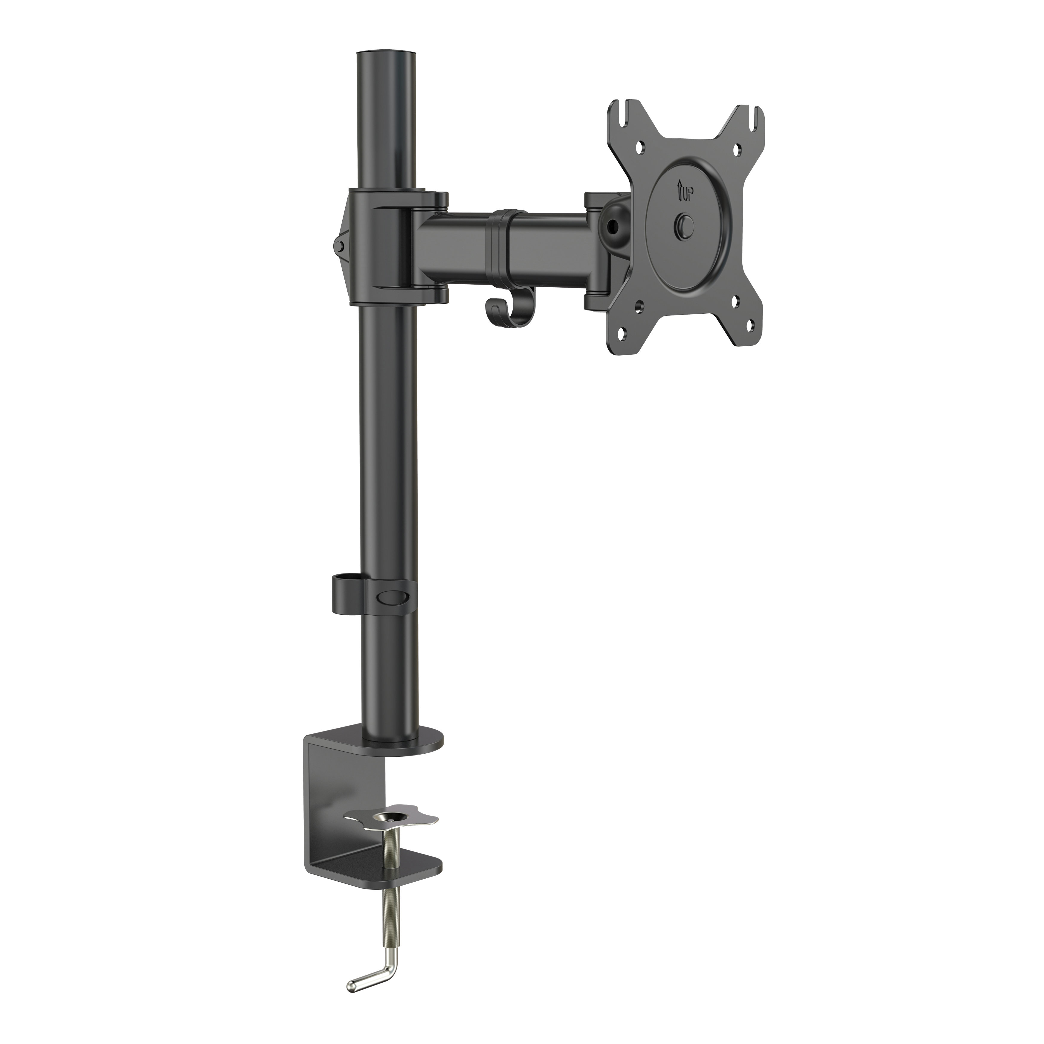 Ekonomik Yükseklik Ayarlanabilir Tam Hareketli Tekli Monitör Kolu V-MOUNTS VM-D27